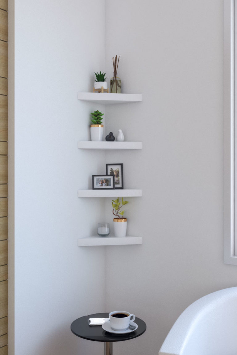 Photo inspiration: Fresh Look at 15 Floating Shelves For Stylish Organization