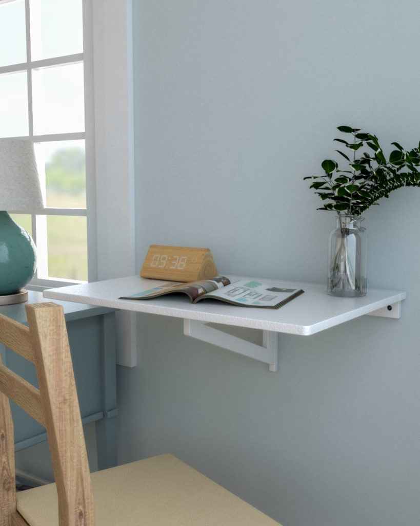 10 Creative Wall Table Solutions for Small Areas - roomdsign.com