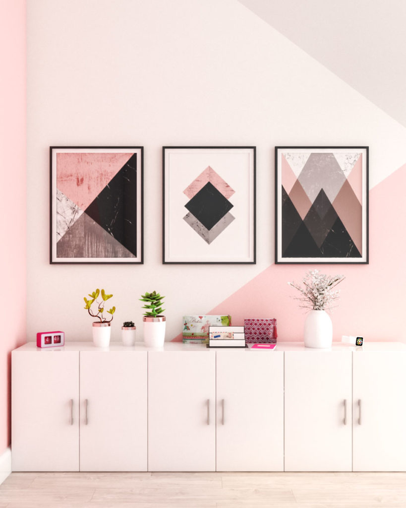 20 Pink Wall Decor Ideas for Chic Interiors - roomdsign.com