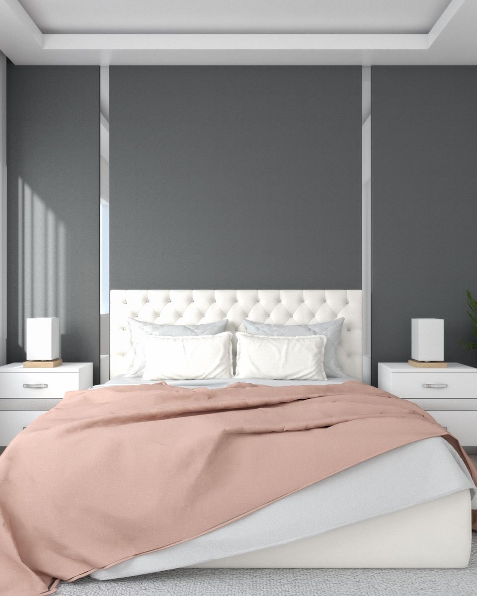 10 Elegant Dark Gray Accent Wall Ideas For Bedroom And Living Room Roomdsign Com