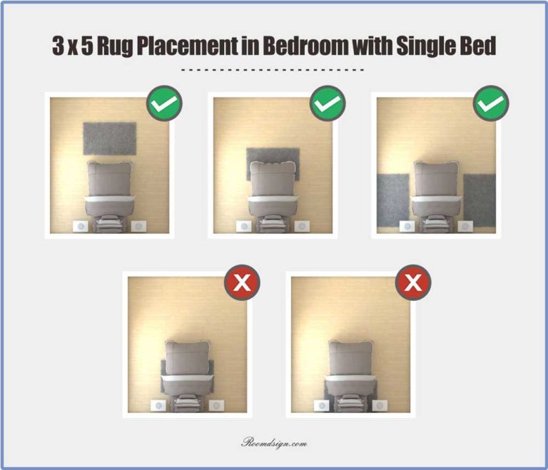 How to Place A Rug In A Bedroom Correctly?