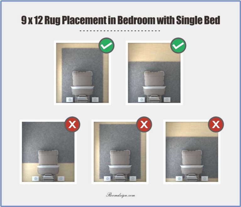 How to Place A Rug In A Bedroom Correctly?