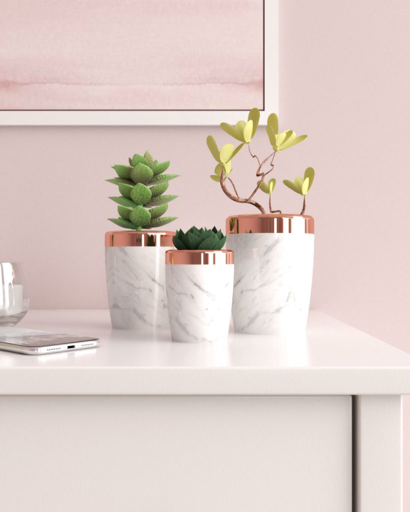 10 Rose Gold Vases/Planter to Glamorize Your Floral