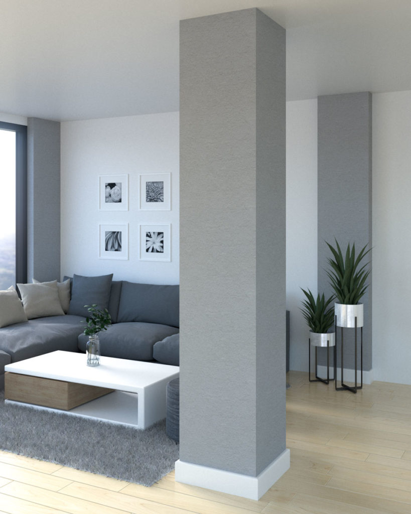 12 Best Column Decoration Ideas to Decorate a Column in Living Room