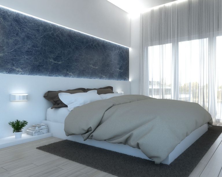 10 Elegant Dark Blue Accent Wall Ideas - roomdsign.com