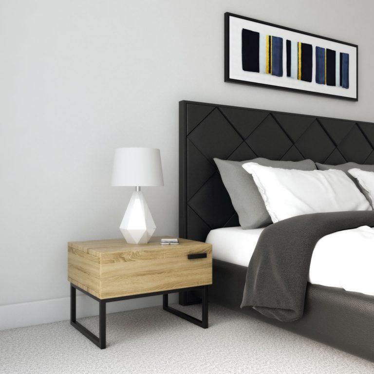 5 Nightstand Colors for Perfect Harmony with a Black Bed