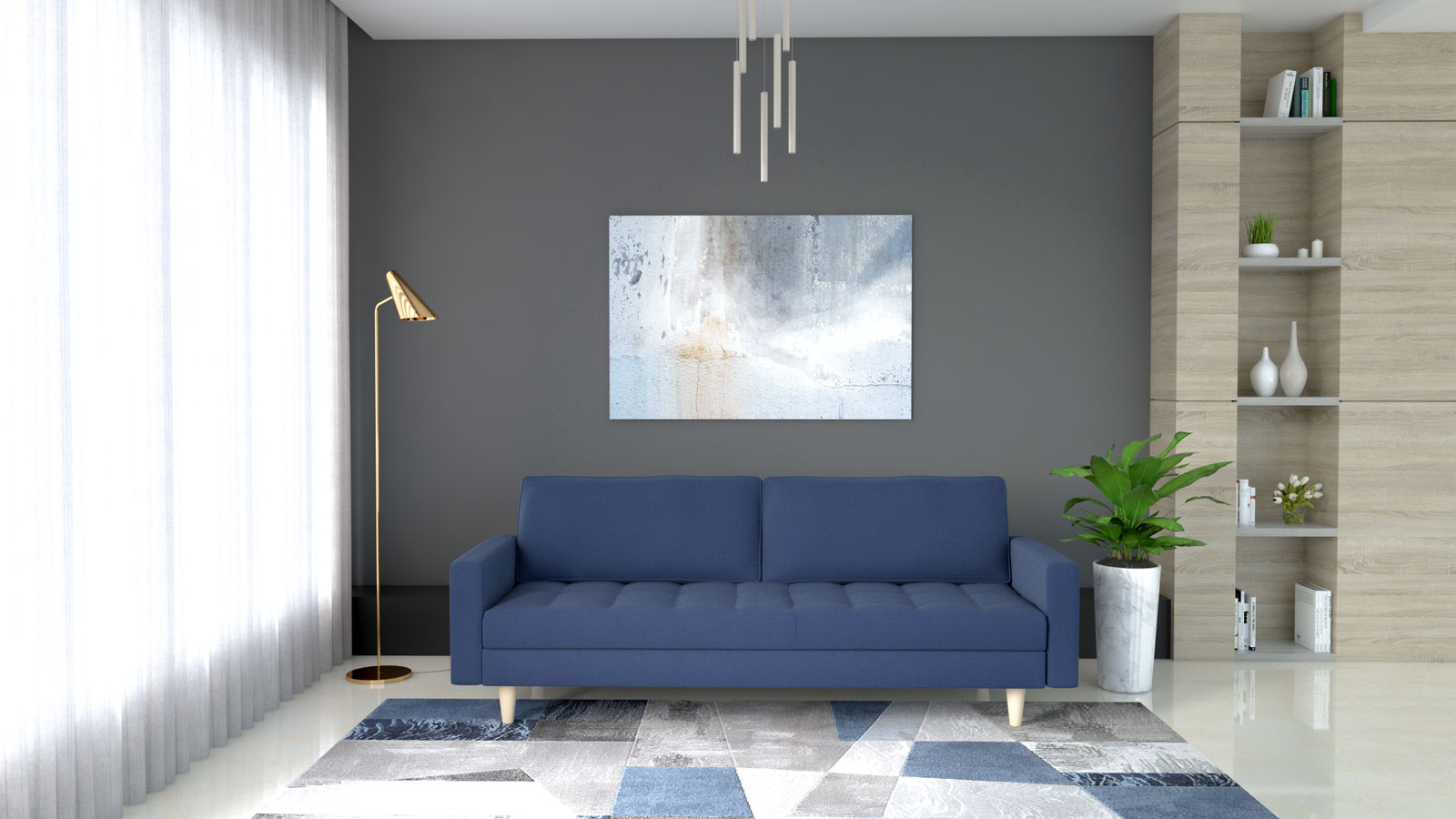 What Colour Living Room Furniture Goes With Grey Walls