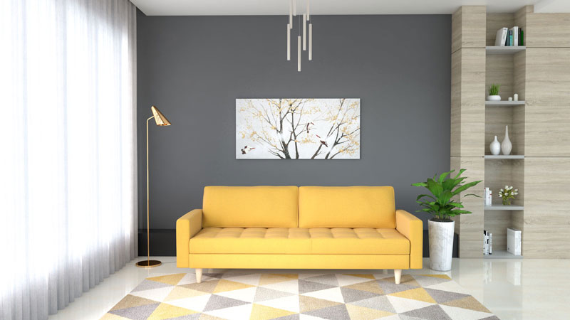 What Color Couch Goes with Dark Gray Wall? (10 Interesting Color Ideas)