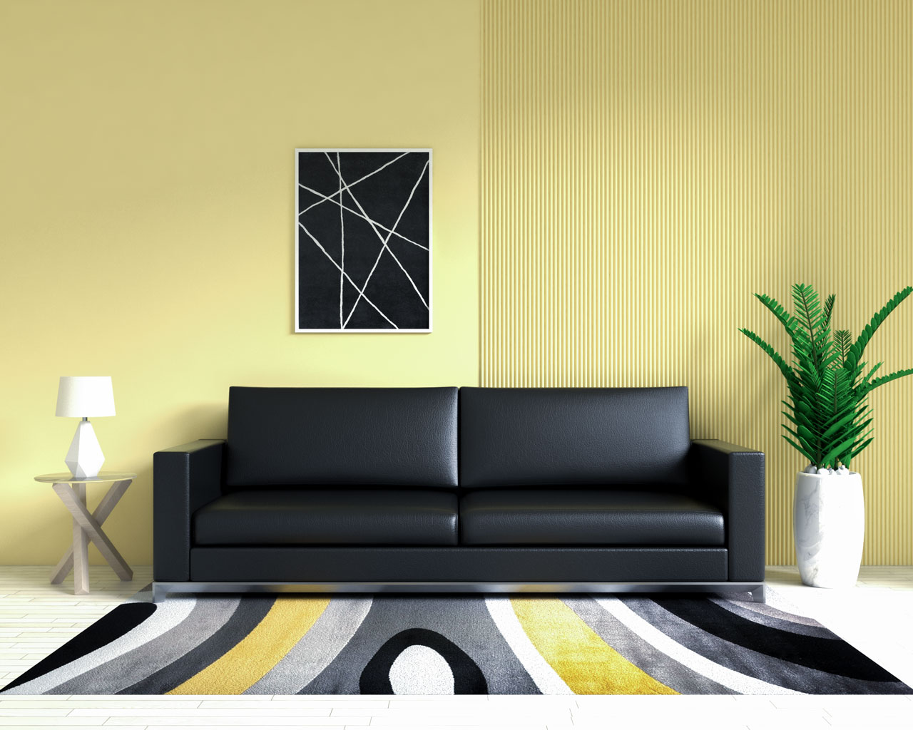 What Color Couch Goes with Yellow Walls? (9 Best Colors Chosen by