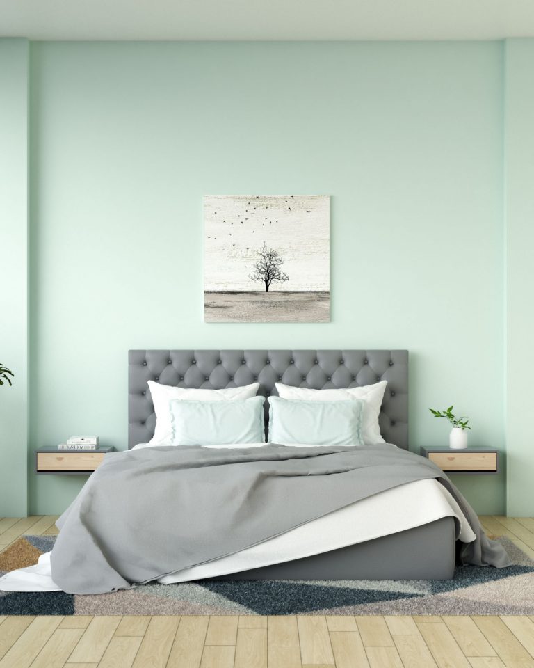 9 Stylish Bedroom Wall Color Ideas to Complement a Gray Bed