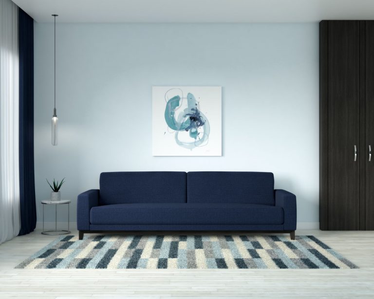 12 Awesome Wall Colors for a Navy Couch