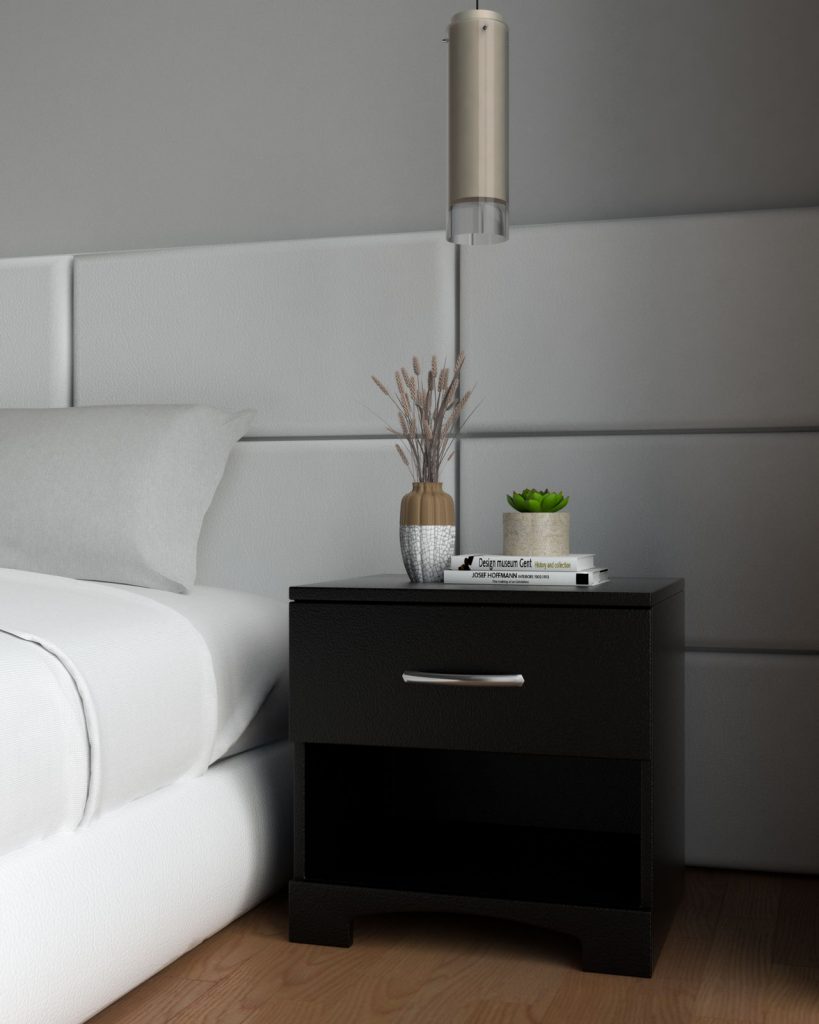 7 Nightstand Colors That Harmonize with White Bed