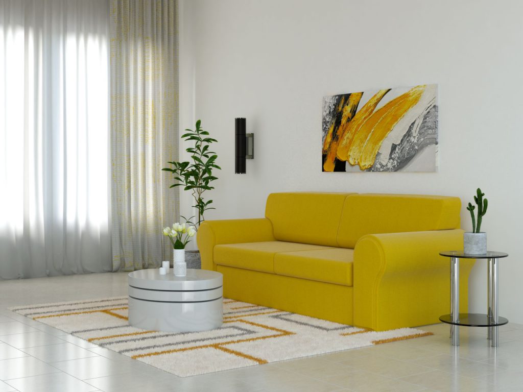 10 Best Rug Colors for a Yellow Couch