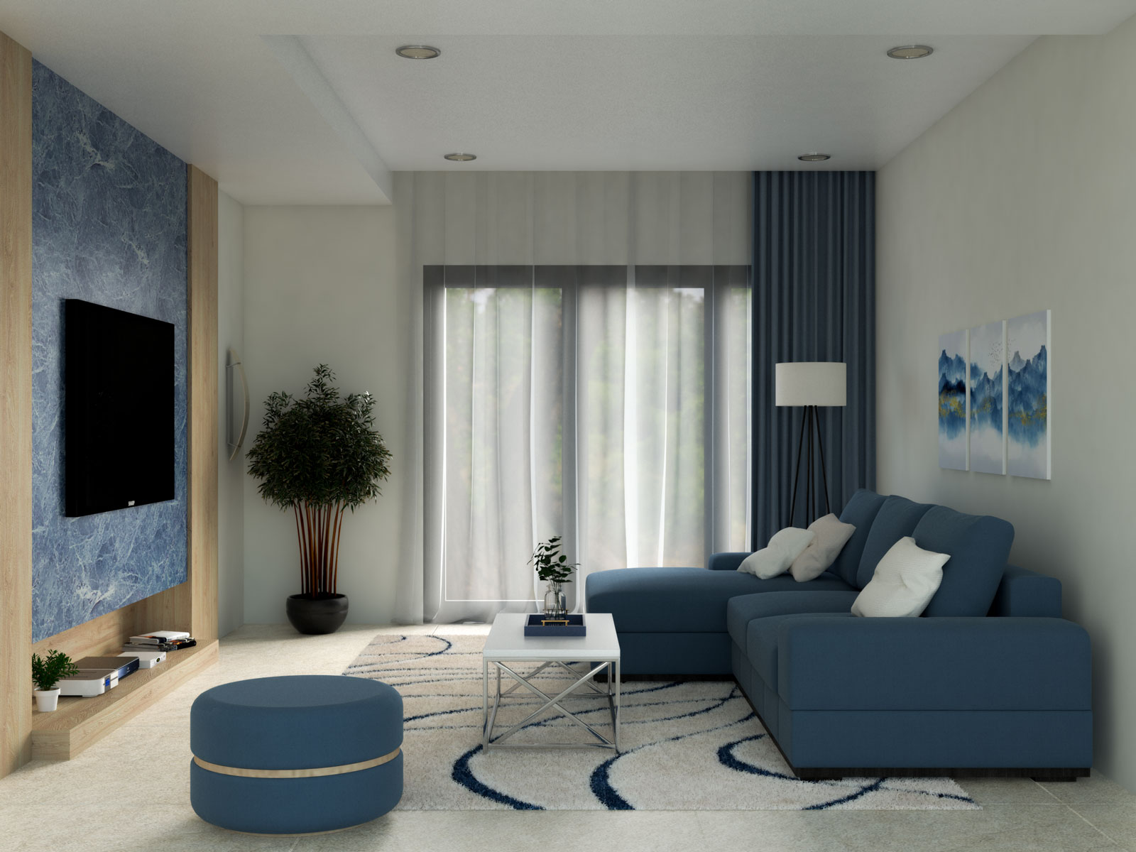 What Color Wall Goes with Blue Furniture? (7 Great Options For ...