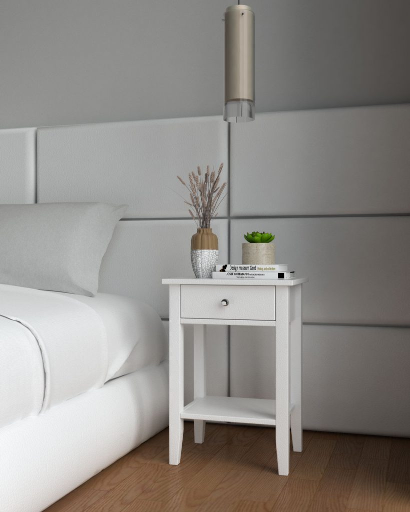 7 Nightstand Colors That Harmonize with White Bed