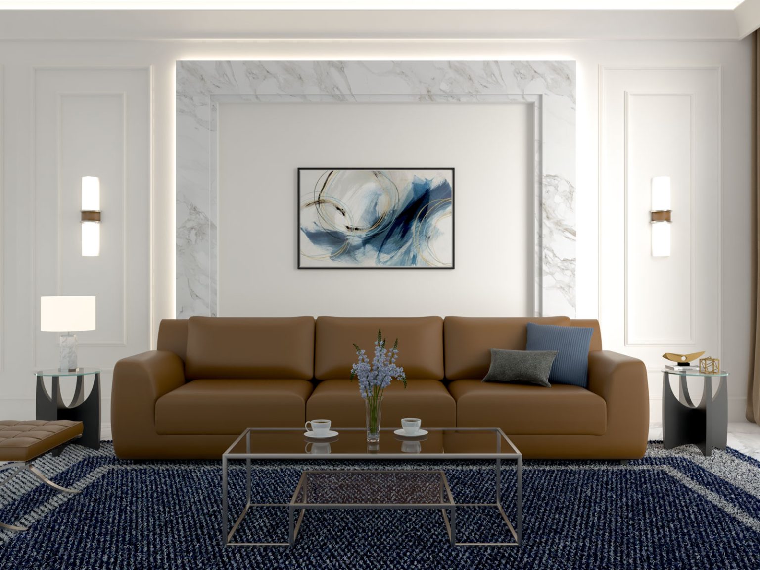 17 Fascinating Color Ideas to Accentuate Brown Leather Sofas ...