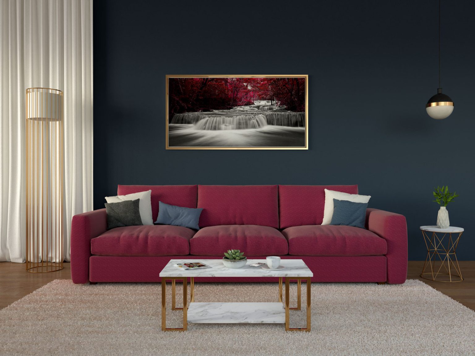 Burgundy Sofa What Color Wall? (10 Options)