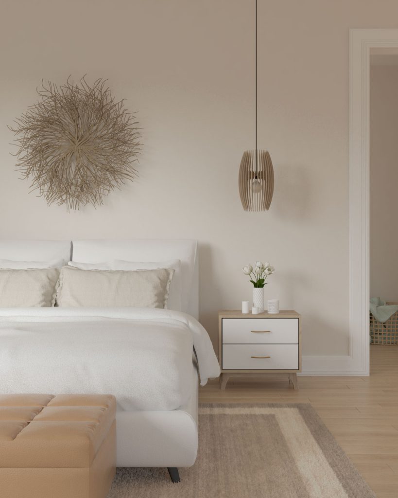 15 Stylish Bedroom Ideas with Beige Walls - roomdsign.com