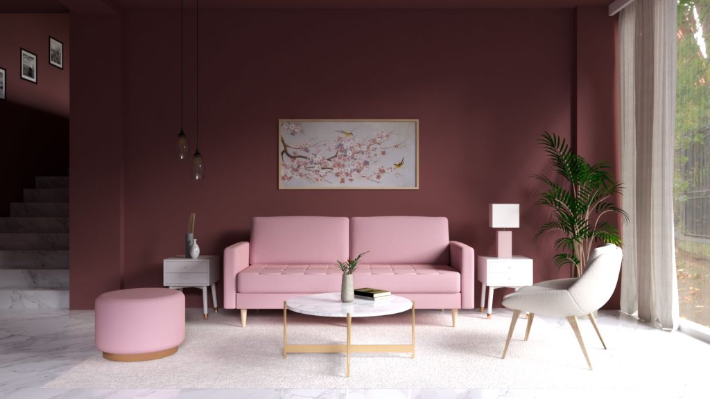 12 Lovely Wall Colors to Pair with A Pink Couch - roomdsign.com