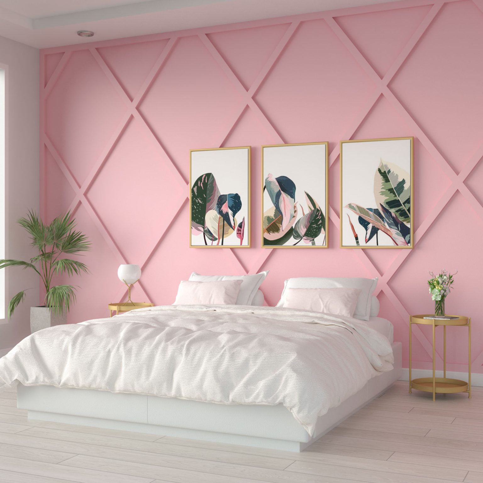 8 Exquisite Pink Shades to Beautify Your Bedroom Walls