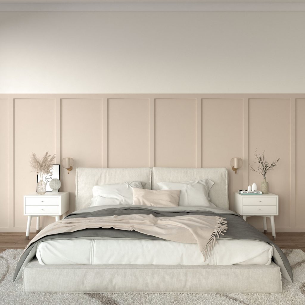 20 Stunning TwoTone Combinations for Your Bedroom Walls