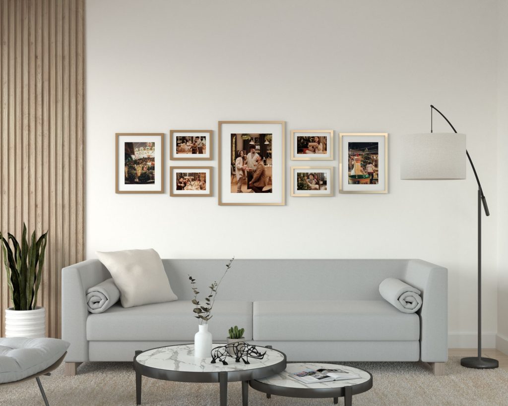 10 Artistic Gallery Wall Frames and Sets to Enhance Your Living Room