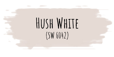 Hush white by sherwin williams