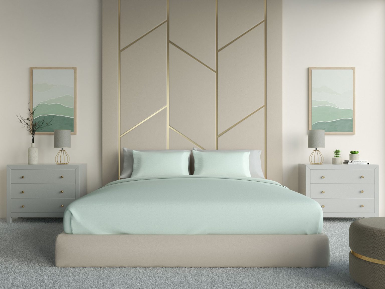 What Color Bedding Goes with Beige Headboard? (8 Choices For A Stylish