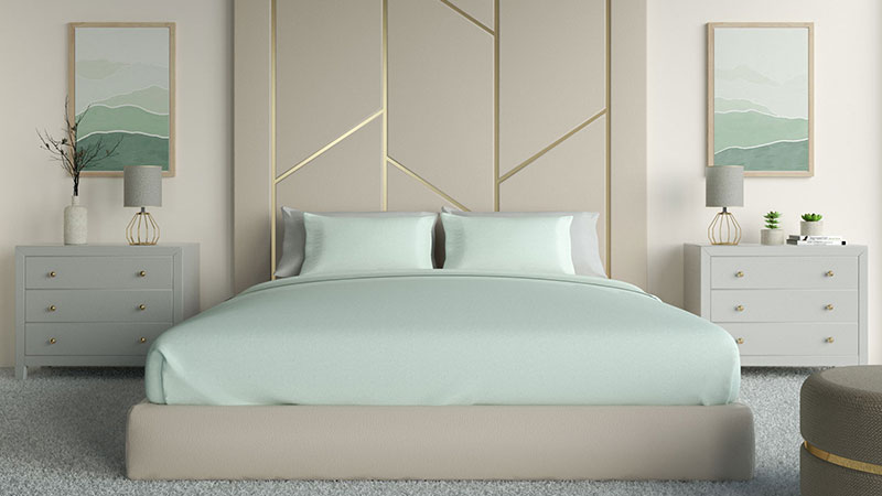 What Color Bedding Goes with Beige Headboard?