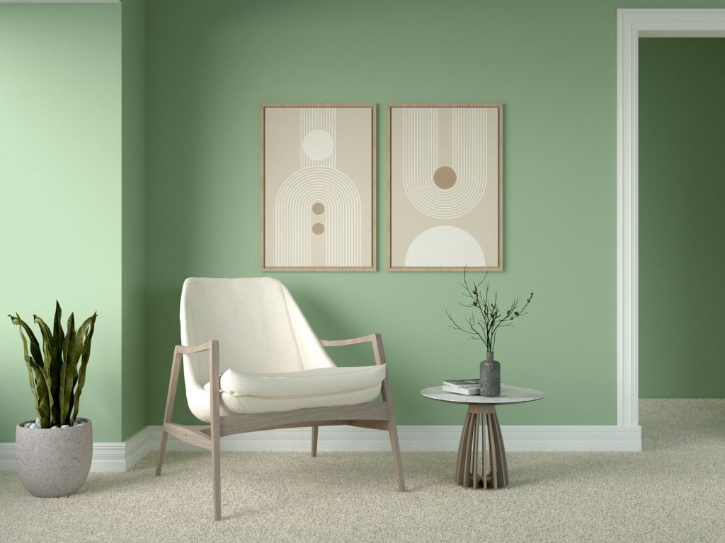 What Color Carpet Goes with Green Walls? (9 Fresh Options)