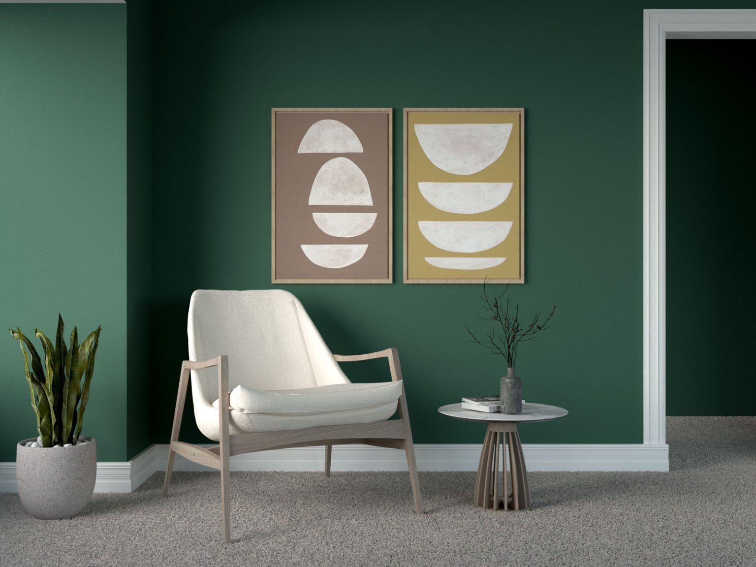 What Color Carpet Goes with Green Walls? (9 Fresh Options)