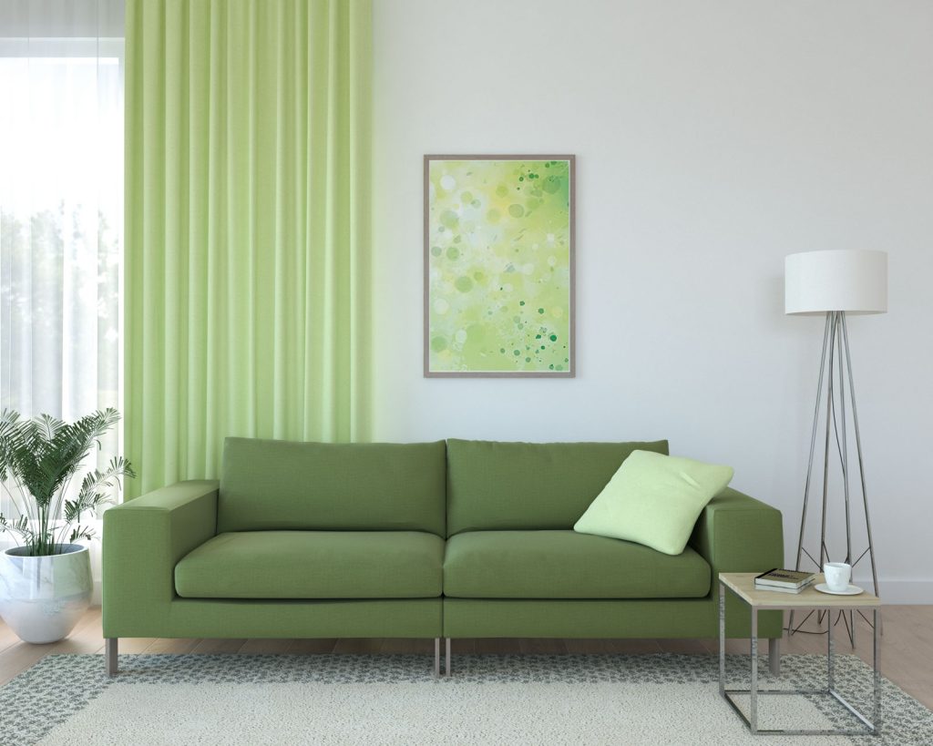 7 Awesome Curtain Colors for an Olive Green Couch
