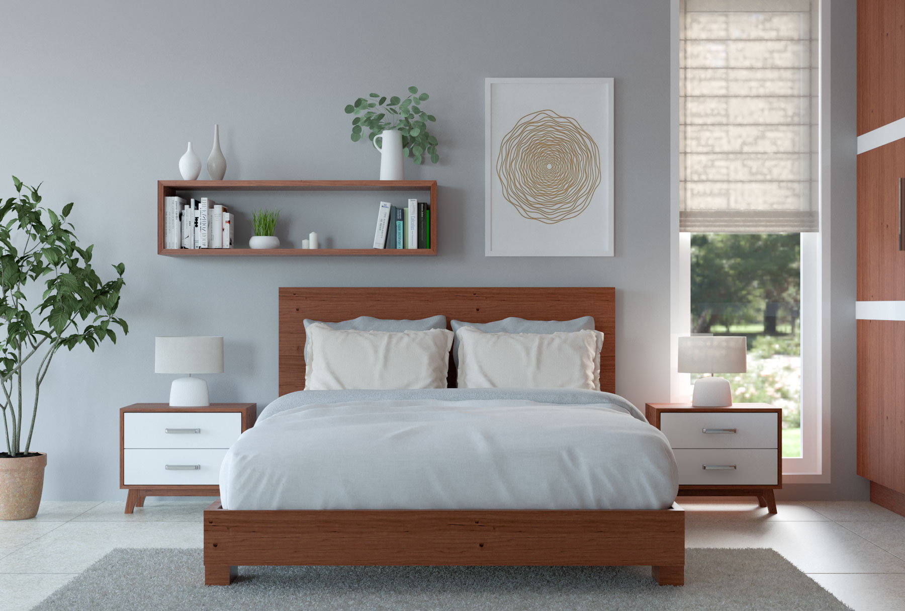 What Colors Go With Cherry Wood Bedroom Furniture - Eight Hour Studio