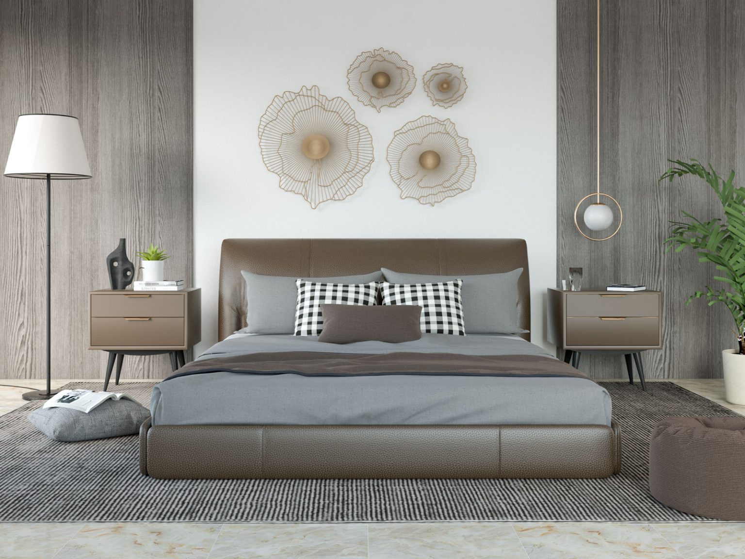 What Color Bedding Goes with Dark Brown Furniture? (9 Choices To Create