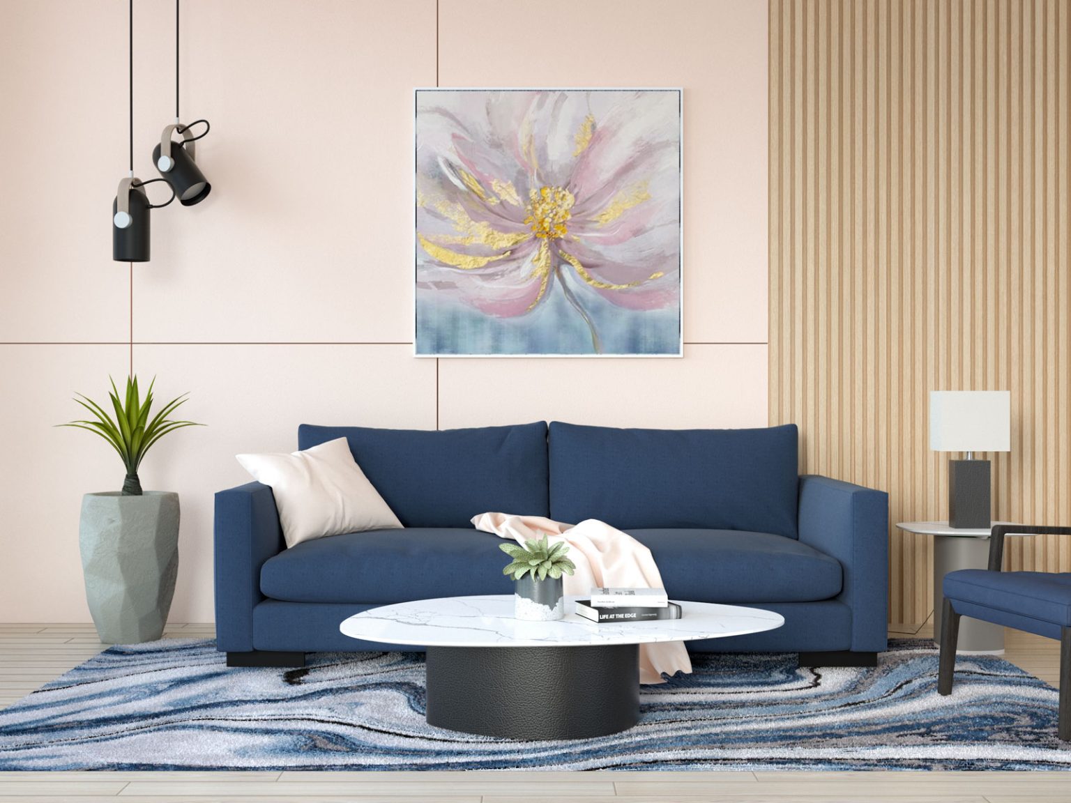 8 Stunning Wall Colors for a Blue Couch