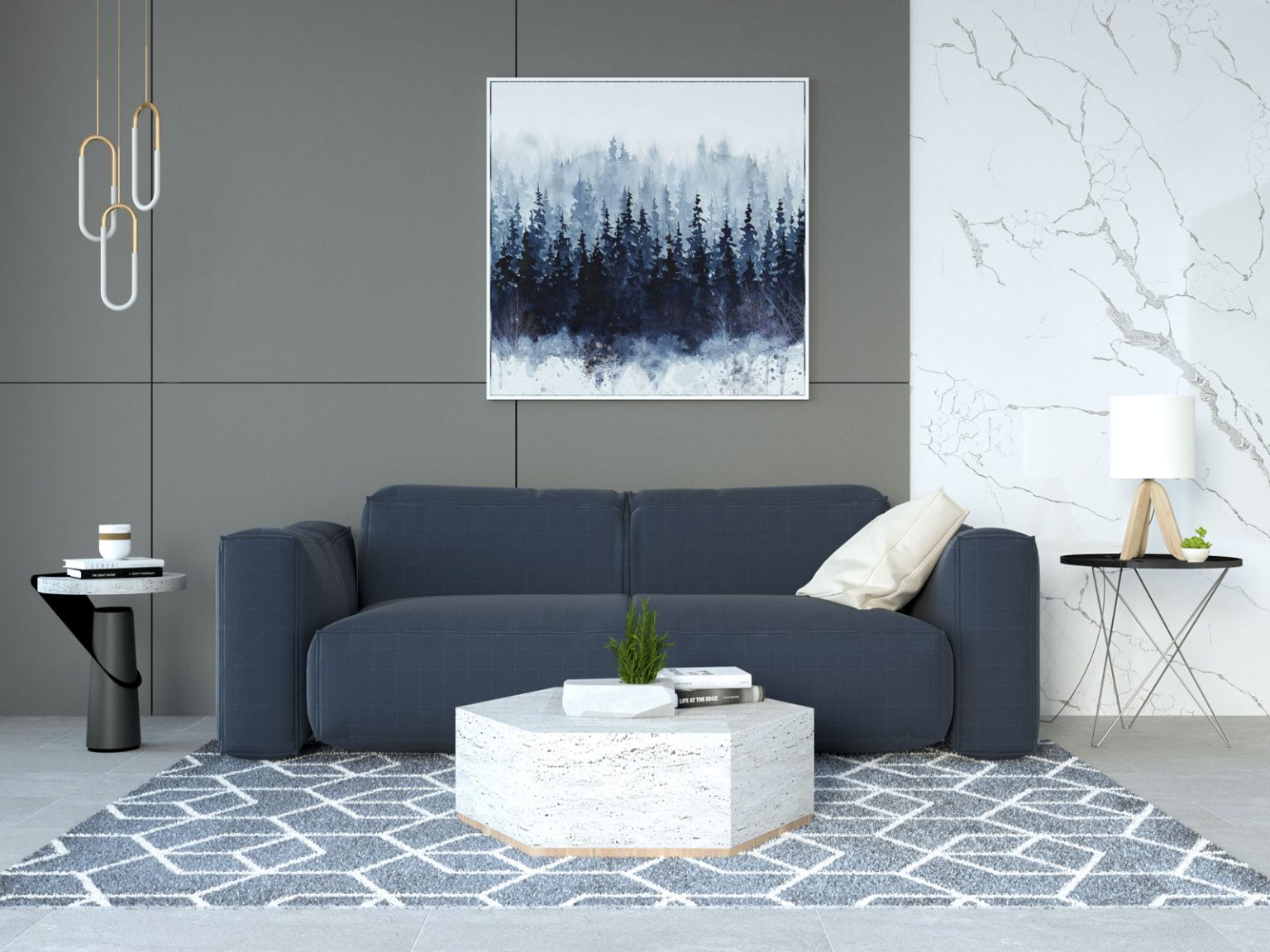 What Color Rug Goes with Navy Blue Couch? (12 Stylish Ideas