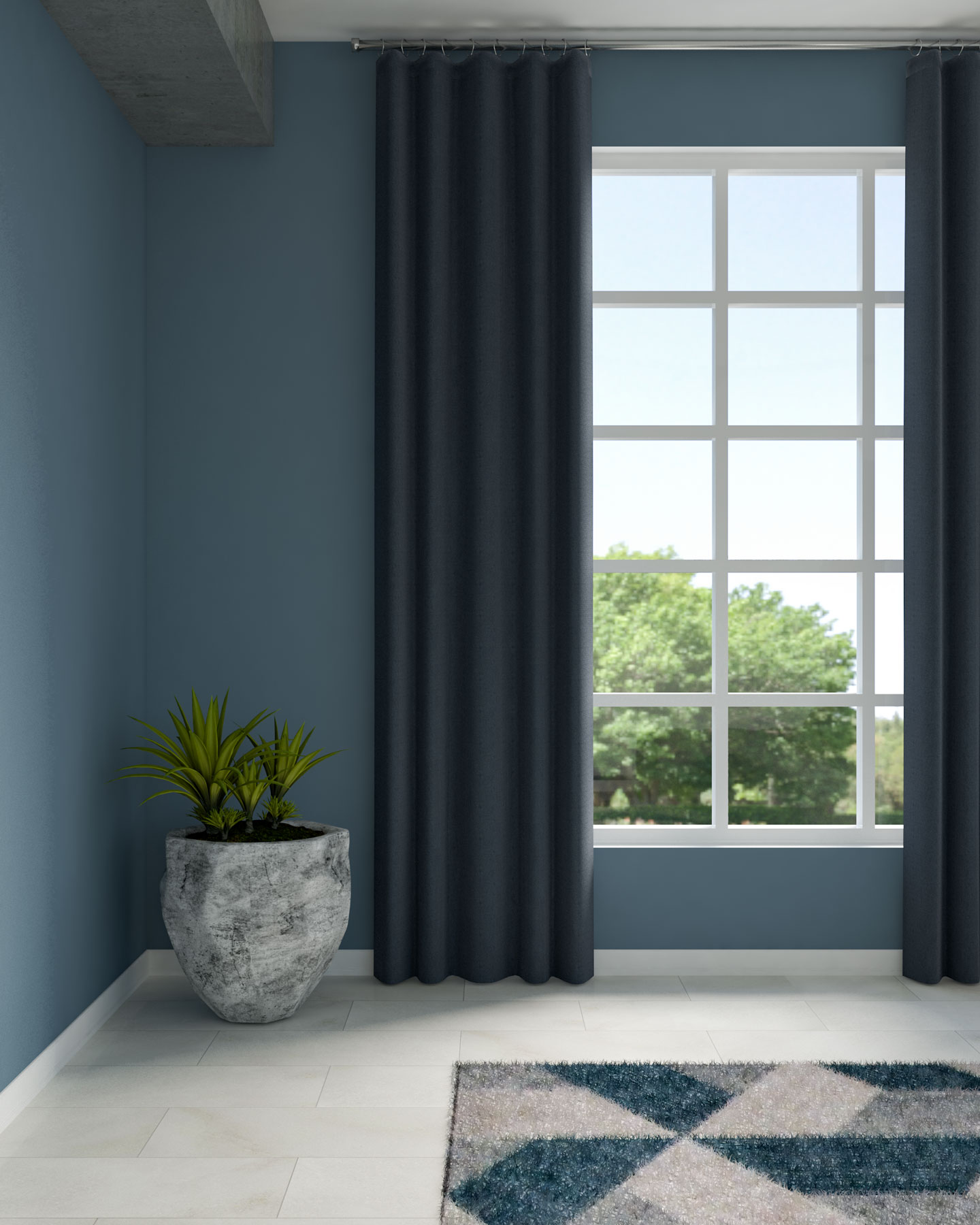 grey-and-blue-living-room-curtains-cabinets-matttroy