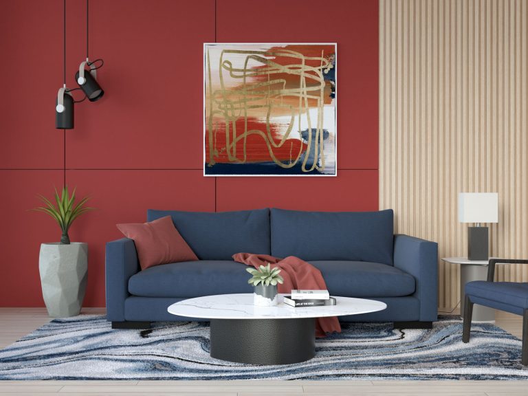 8 Stunning Wall Colors for a Blue Couch