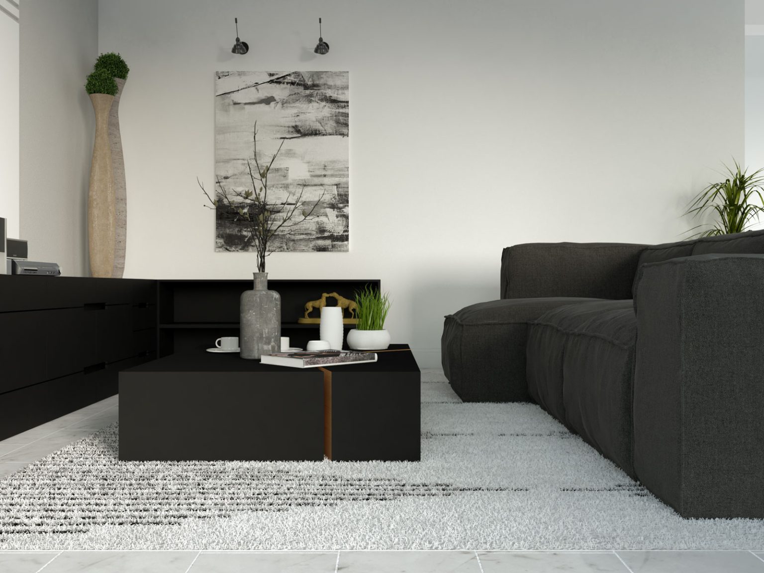 6 Coffee Table Colors Perfect for Black Furniture