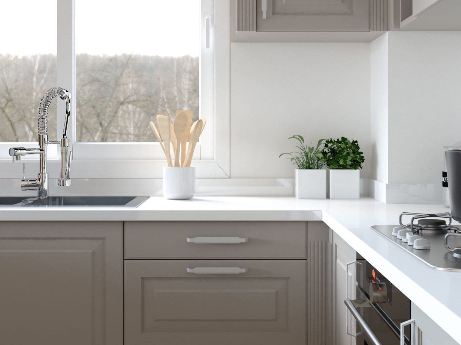 7 Countertop Colors to Pair with Light Brown