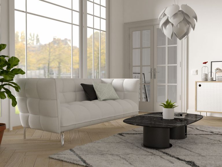 7 Sleek Coffee Table Colors for a White Couch