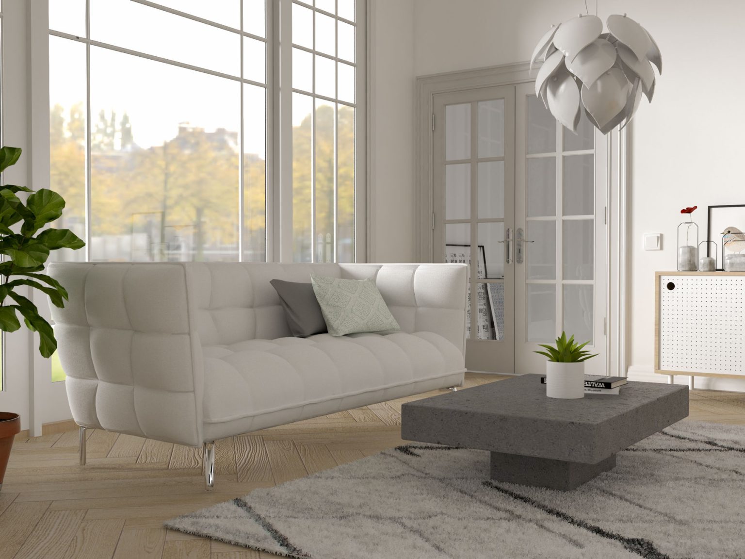 7 Sleek Coffee Table Colors for a White Couch