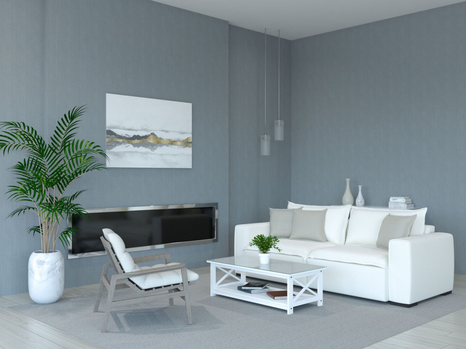 8 Living Room Inspirations That Embrace Gray Wall Elegance