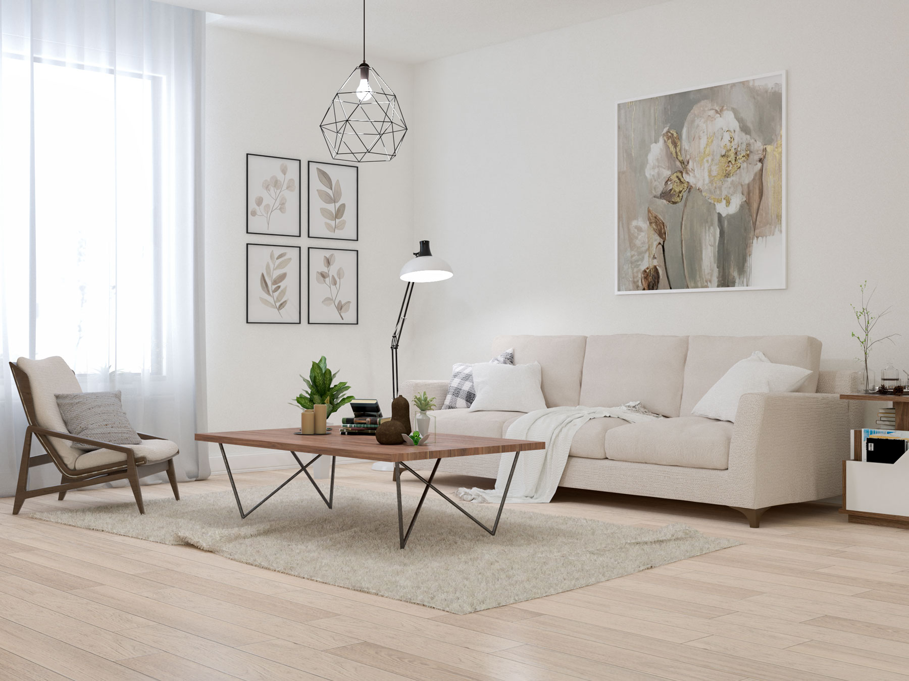 light hardwood floor living room ideas