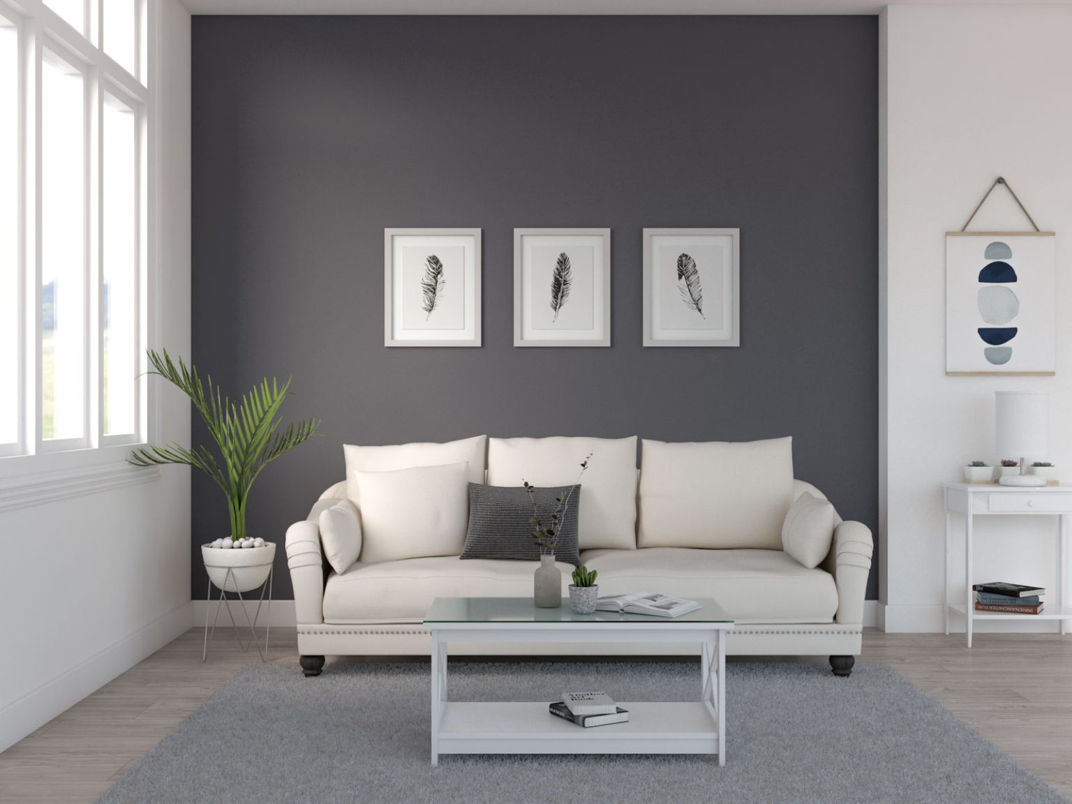 8 Living Room Inspirations That Embrace Gray Wall Elegance