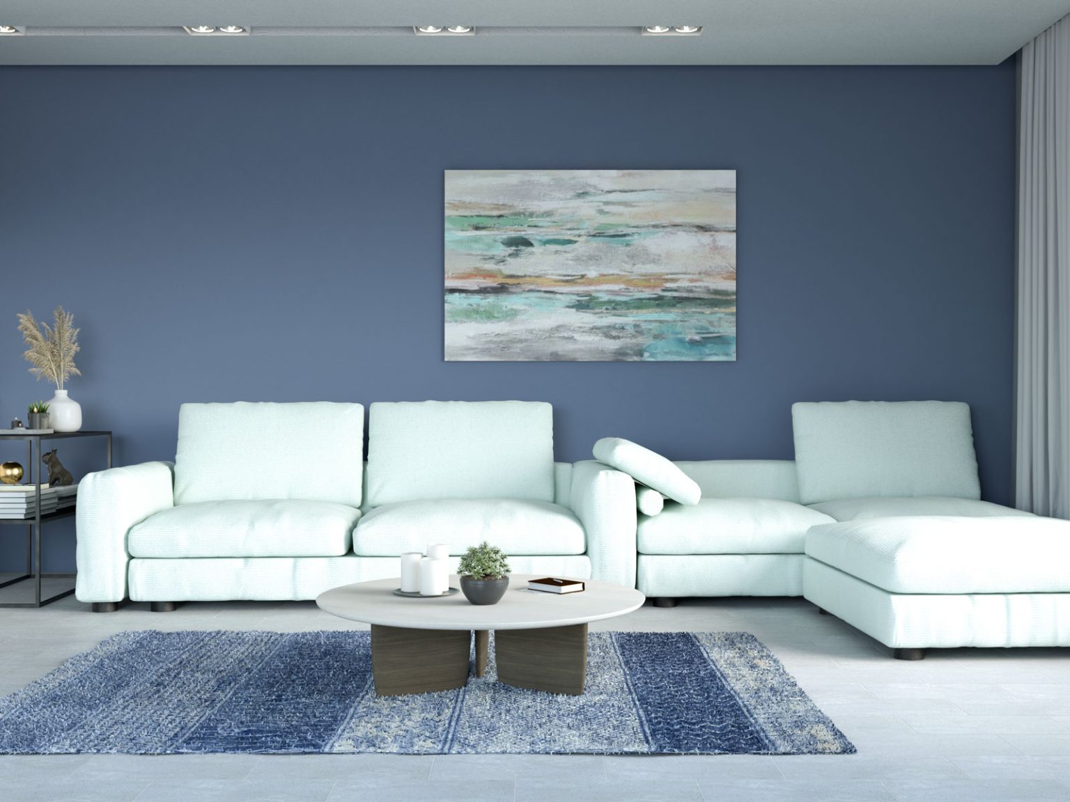 7 Ideal Furniture Colors for Your Blue Walls