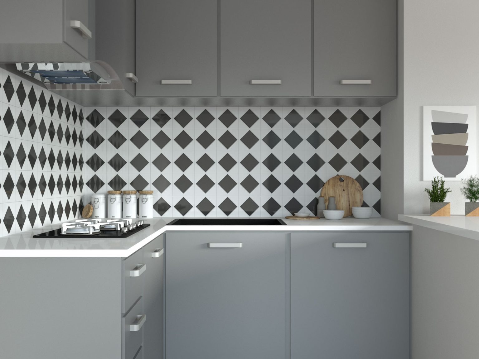 7 Trendy Backsplash Options for Gray Cabinets - roomdsign.com