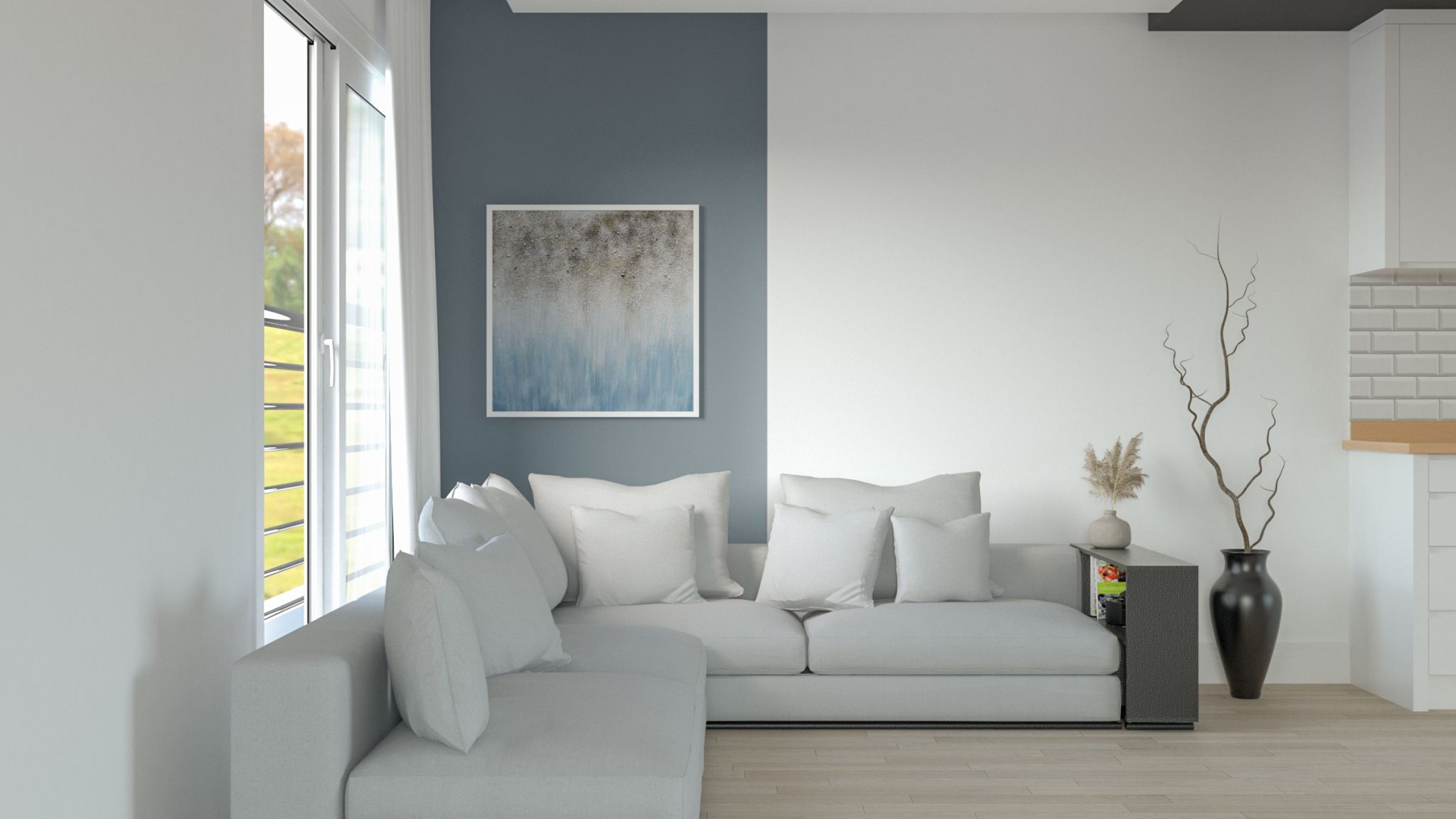 Wall Paint Color Ideas to Highlight Your Living Room’s Accent Wall