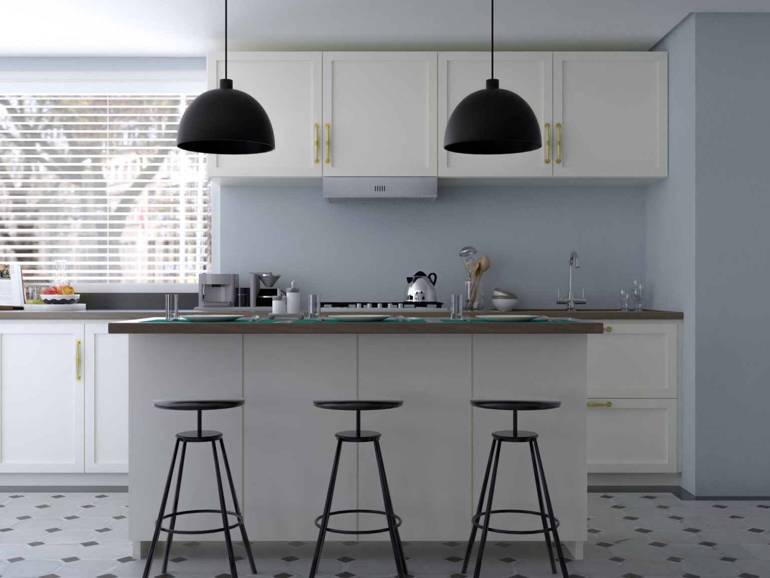 10 Stylish Wall Colors That Enhance Cream Cabinets - roomdsign.com