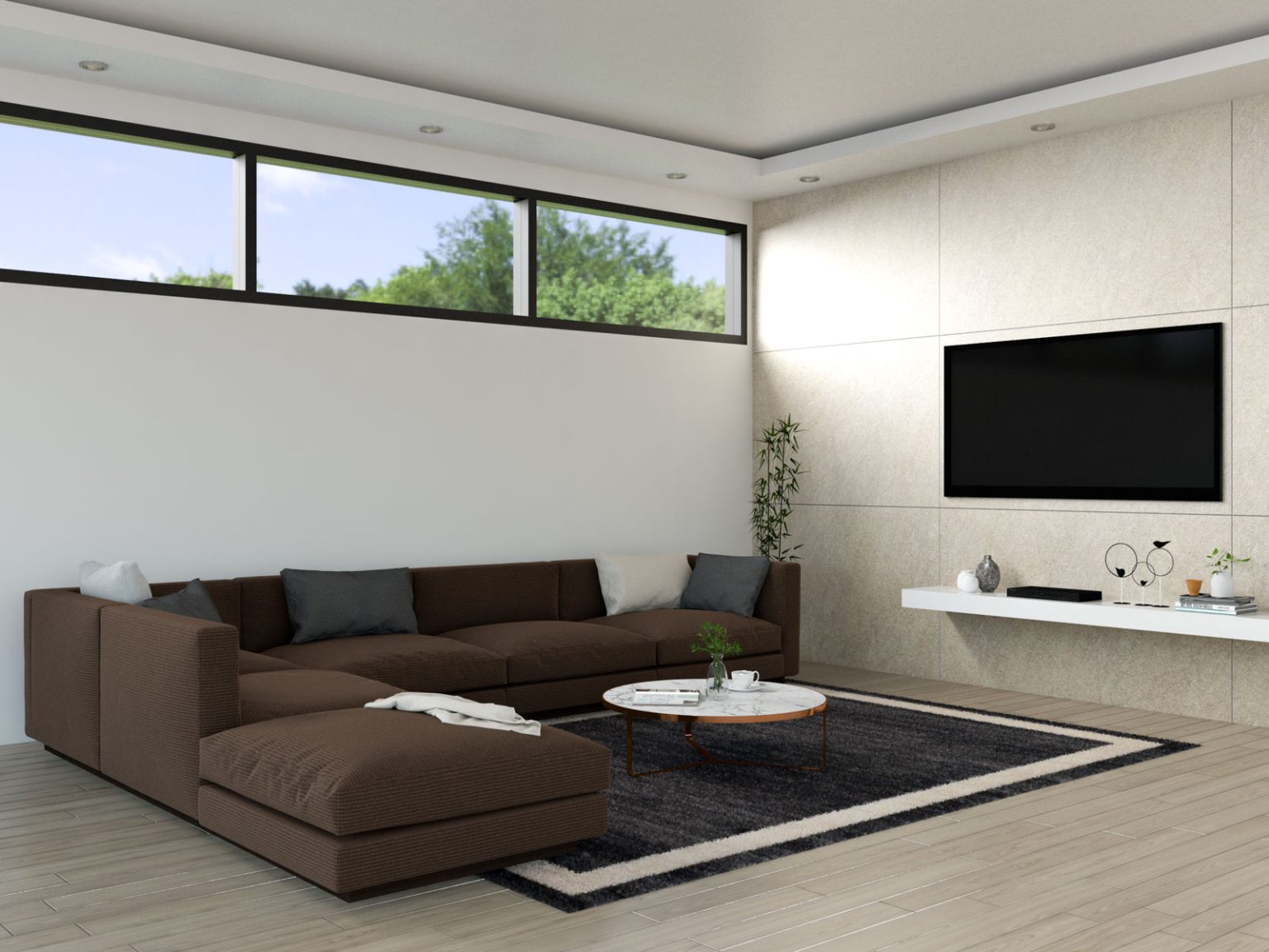 13 Awesome Color Schemes for Living Room with Brown Sofa - roomdsign.com